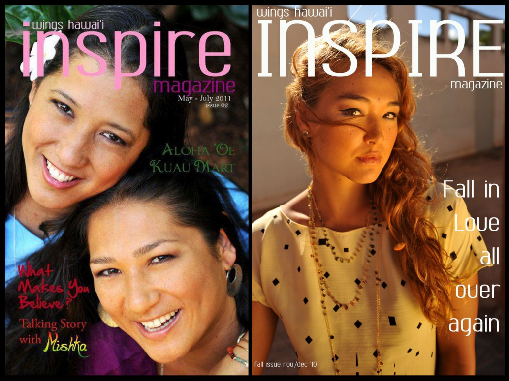 Inspire Magazine covers and editorials